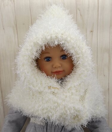 Strickanleitung Scoodie Schneeflocke