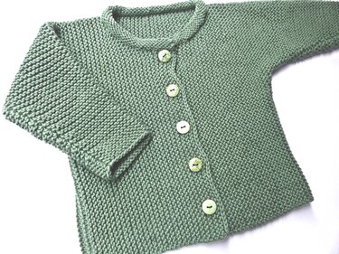 Strickanleitung, Quergestrickte Kinderjacke Gr. 98 - 128