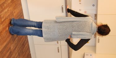 Schal-Weste Mulberry Gr. S - L Häkelanleitung auch für Anfänger