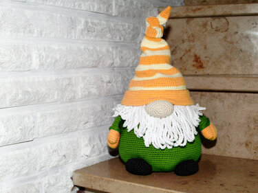 Gnome - Doorstop, Decoration - Crochet Pattern