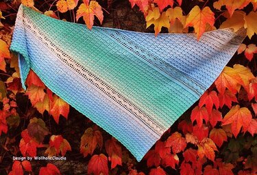 Häkelanleitung Tuch "Diva" - asymmetrisch