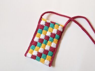 Anleitung BillerBag Handytasche mit Kordel - Häkeln