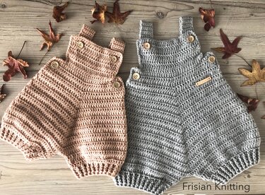 Crochet Baby Romper "Björn"