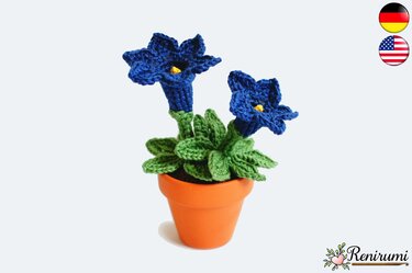 Crochet pattern gentian