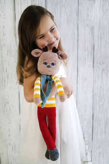 Crochetpattern Amigurumi Reindeer Paul