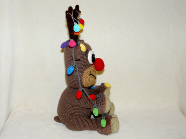 Crochet Pattern Stefan the Reindeer