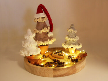 Little Fir Tree - 2 versions - Crochet Pattern