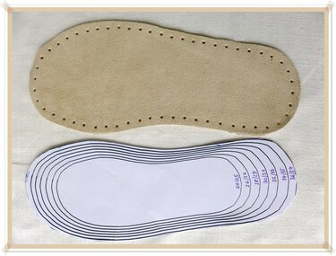DIY - Ledersohlen für Filzschuhe selber machen - Gr. 22 bis 45 - Basteln