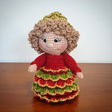 Häkelanleitung "Weihnachtselfe Elfi"