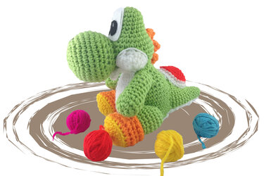 Dino Pattern Amigurumi - Crochet