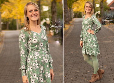 Bertha - langärmliges Kleid für Damen Gr.32-50 - Bild 2