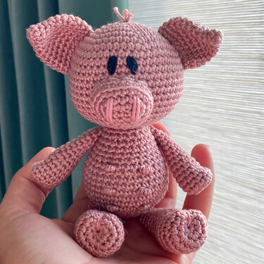 Häkelanleitung Schwein