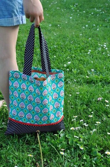 Tasche Einkaufsbeutel nähen Täsch me Bärlin