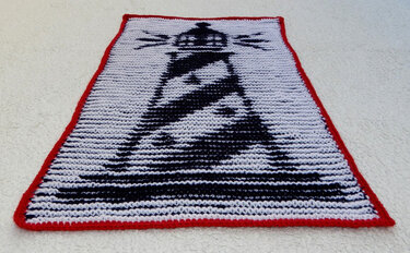 Leuchtturm Illusionsstricken