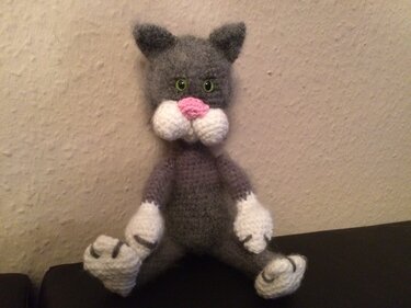 Häkelanleitung Kater Tom häkeln