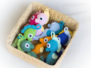 Häkelanleitung Seepferdchen - Amigurumi