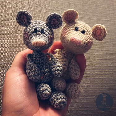 Häkelanleitung Maus