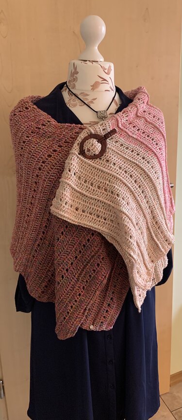 Häkelanleitung XXL--Kuschelscahl "Debby"