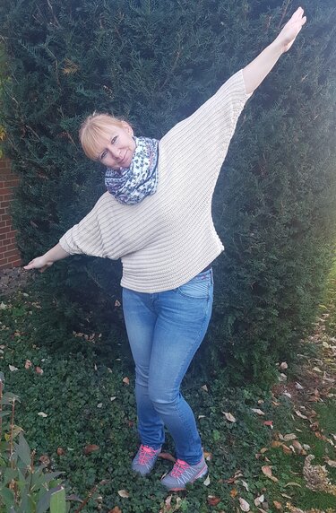 Anleitung Fledermaus Pullover Liane in der Größe S/M/L - Bild 2