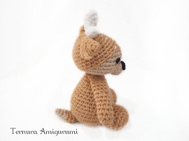 Crochet pattern small deer PDF Ternura Amigurumi English - Deutsch - Dutch