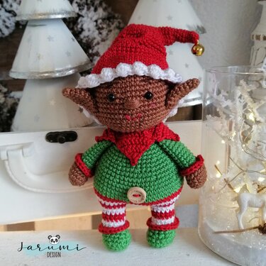 Häkelanleitung Weihnachtself Olaf - Häkeln