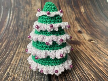 Einfache Weihnachtsbäume - Häkelanleitung Kostenlos