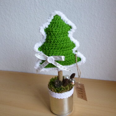 Häkelanleitung Weihnachtsdeko Tannenbäume - Bild 8
