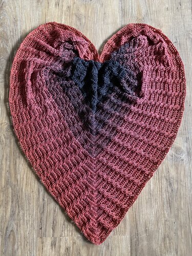 Häkelanleitung Tuch Vollverzopft