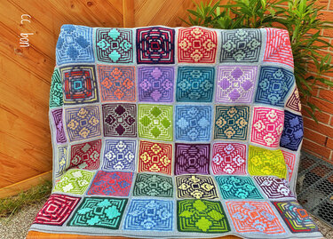 Anleitung Mosaik Square cc-Smile - Häkeln