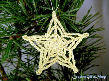 Crochet Pattern Christmas Star Ornaments (6)