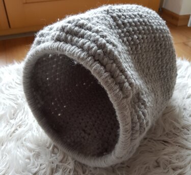 Katzenhöhle Häkelanleitung - Bild 7