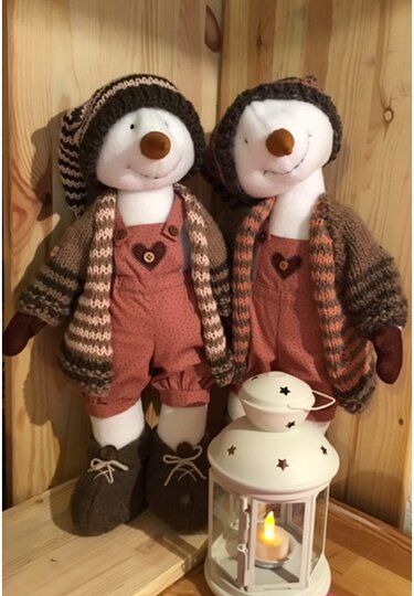 Schneebub mit Kleidung - Nähen