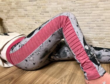 Leggins Fiona mit Seitenstreifen Gr. 104 - 170 - Nähen