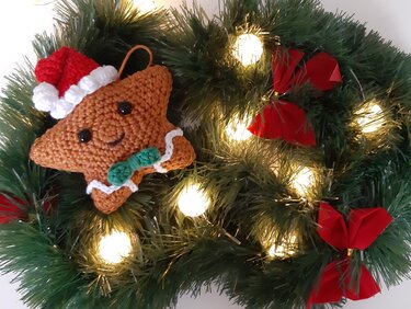 Stern Geschenkanhänger - Häkelanleitung