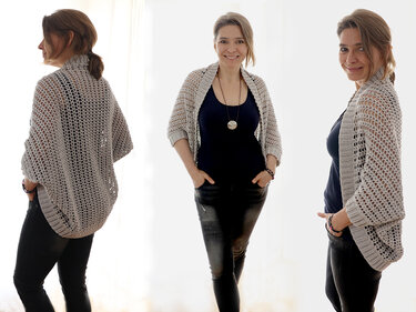 Soul Warmer / Cardigan „Little Time Out“ - Crochet Pattern