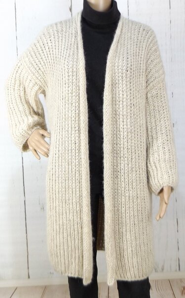 Strickanleitung Schalkragenjacke "Livigno"