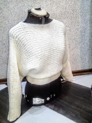 Bat sleeve sweater pattern - Knitting