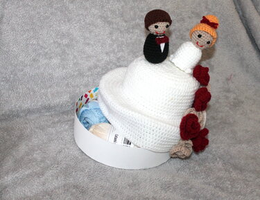 Häkelanleitung befüllbare Torte