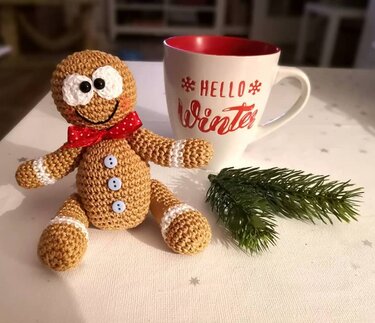 Häkelanleitung Lebkuchenmännchen - PDF Datei