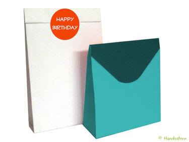 Simple gift bag from sheet of paper A4 / US Letter - Crafts