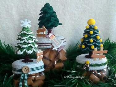 Häkelanleitung The Tree / Weihnachtsbaum / Dekobezug für Marmeladenglas/ Bonbonglas