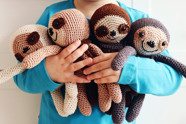 Faultier Häkelanleitung