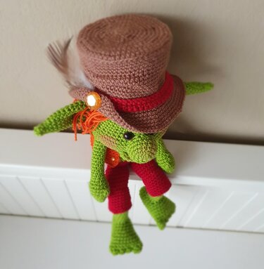 Agnar , der kleine Waldtroll - Häkeln