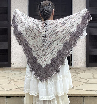 Anleitung Farnwedel Tuch - Stricken