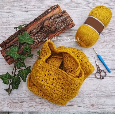 Pattern Amarië Infinity Cowl - Crochet