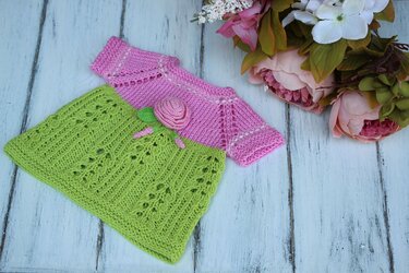 Dolls Dress4 Knitting Pattern