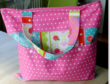 Nähanleitung Einkaufstasche "Bonny"