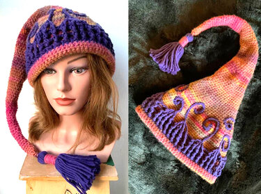 Zipfelmütze "Märchenwald" - Häkeln