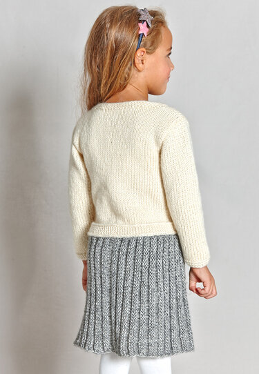 Strickanleitung Kleid mit Plissee-Rock Norell - Bild 2