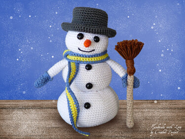 Häkelanleitung: Joey Schneemann